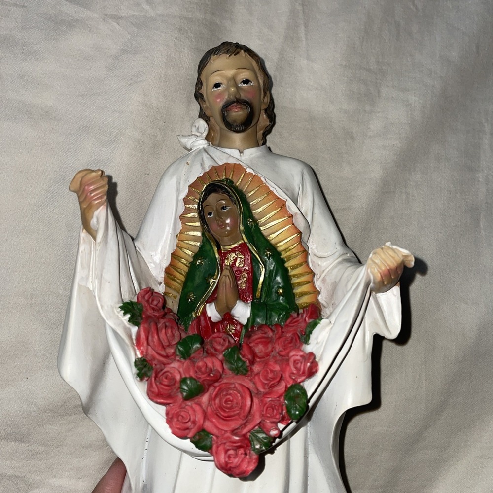 St.‎ Juan Diego 12" Figurine Tunic With Our Lady Of Guadalupe